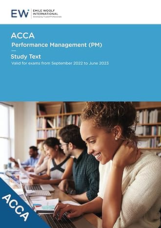 acca performance management study text 2022 23 1st edition emile woolf international 1848436084,