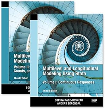 multilevel and longitudinal modeling using stata volumes i and ii 3rd edition sophia rabe hesketh, anders