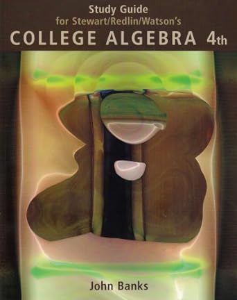 study guide for stewart redlin and watsons college algebra 4th edition james stewart ,lothar redlin ,saleem