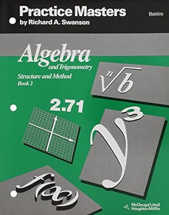 structure and method practice blackline masters book 2 1st edition mcdougal littel 0395522579, 978-0395522578