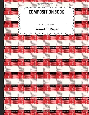 the composition book isometric paper xkg7 isometric paper for 3d designs architecture landscaping maths