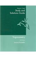 study and solutions guide for larson/hostetler s trigonometry 6th 6th edition ron larson 0618317988,