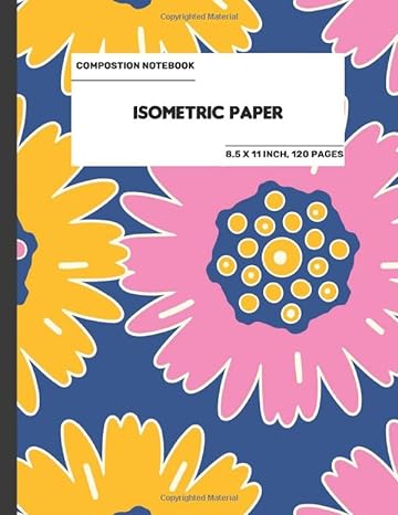 the composition book isometric paper m5pr isometric paper for 3d designs architecture landscaping maths