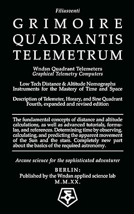 wndsn quadrant telemeters graphical telemetry computers low tech distance and altitude nomographs instruments