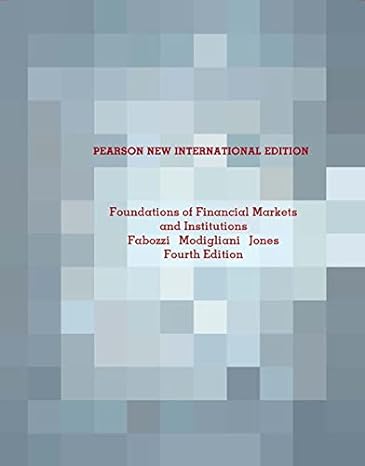 foundations of financial markets and institutions pearson new international edition 4th edition frank j