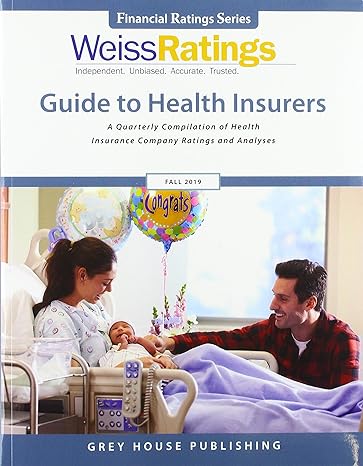 weiss ratings guide to health insurers fall 2019 0 98th edition weiss ratings 1642651826, 978-1642651829