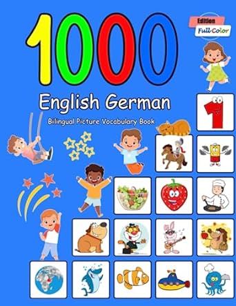 1000 english german bilingual picture vocabulary book full color edition 1st edition penny brighter