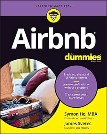 airbnb for dummies 1st edition symon he ,james svetec 1119626072, 978-1119626077