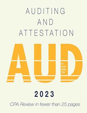 at least know this cpa review 2023 auditing and attestation 1st edition matt purucker cpa 979-8371235961