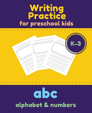 writing practice for preschool kids abc alphabet and numbers handwriting workbook pre k kindergarten and kids