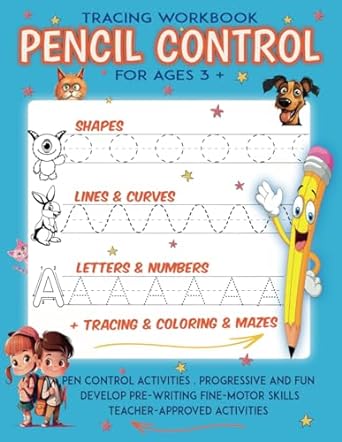 pencil control tracing workbook ages 3+ pen control teacher approved activities progressive and fun develop