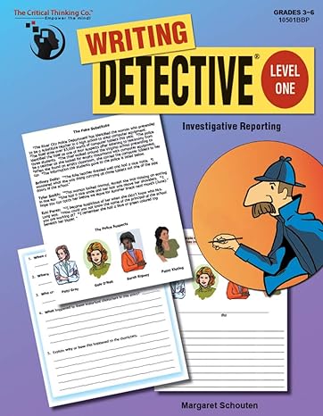 writing detective level 1 workbook investigative reporting 1st edition margaret schouten 1601446497,