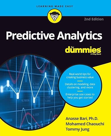 predictive analytics for dummies 2nd edition anasse bari ,mohamed chaouchi ,tommy jung 8126567937,