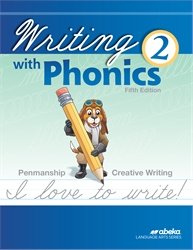 writing with phonics 2 abeka 2nd grade 2 cursive penmanship student work book 1st edition abeka b06xt18g88