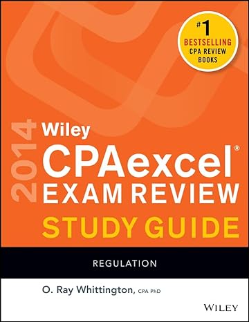 wiley cpaexcel exam review 2014 study guide regulation 11th edition o ray whittington 1118734041,