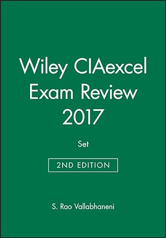 wiley ciaexcel exam review 2017 set 2nd edition s rao vallabhaneni 1119461472, 978-1119461470