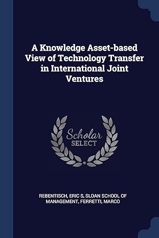 a knowledge asset based view of technology transfer in international joint ventures 1st edition eric s