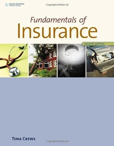 fundamentals of insurance 2nd edition 1st edition crews b002rlymwm