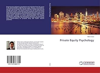 private equity psychology 1st edition melvin chen 3659868612, 978-3659868610