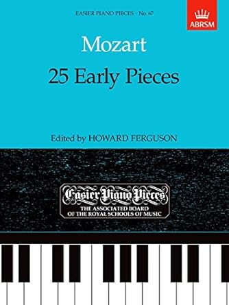 25 early pieces 1st edition mozart wolfgang ama 1854723588, 978-1854723581