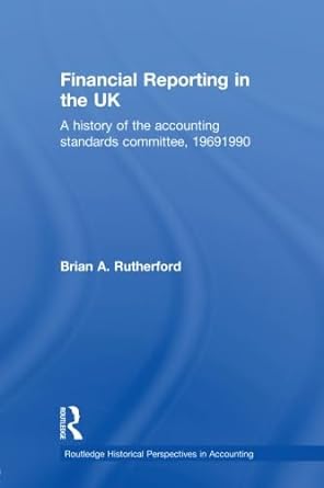 financial reporting in the u k 1st edition brian a. rutherford 0415512506, 978-0415512503