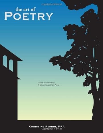 the art of poetry pap/com edition christine perrin 1600510418, 978-1600510410