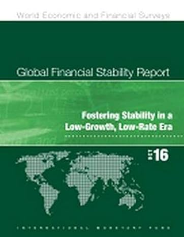 global financial stability report october 20 1st edition international monetary fund 1513559583,