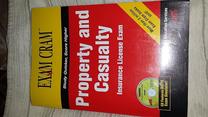 property and casualty insurance license exam cram pap/cdr edition jeff riley 0789732645, 978-0789732644