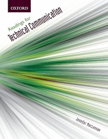 readings for technical communication 1st edition jennifer maclennan 0195423224, 978-0195423228