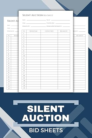 silent auction bid sheets transform your fundraising efforts with strategically designed bid forms and