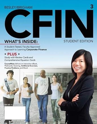 cfin 3 3rd edition scott besley ,eugene f. brigham 1133626408, 978-1133626404