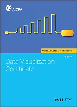 data visualization certificate 1st edition aicpa 1119696720, 978-1119696728