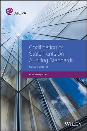 codification of statements on auditing standards numbers 122 to 138 2020 1st edition aicpa 1950688399,