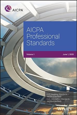 aicpa professional standards 2020 volume 1 1st edition aicpa 1119783224, 978-1119783220