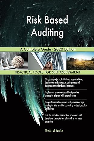 risk based auditing a complete guide 2020 edition 1st edition gerardus blokdyk 1867309939, 978-1867309932