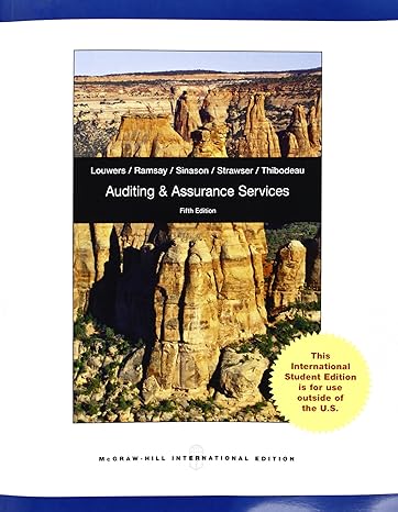 mp auditing and assurance services with acl cd 5th revised edition timothy j louwers ,robert j ramsay ,david