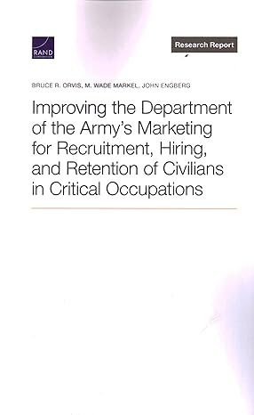 improving the department of the armys marketing for recruitment hiring and retention of civilians in critical