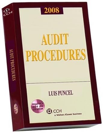 audit procedures 2008 1st edition luis puncel 0808091239, 978-0808091233