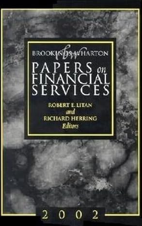 brookings wharton papers on financial services 2002 2002nd edition robert e litan ,richard j herring