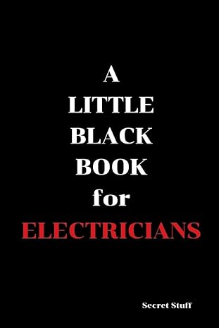 a little black book for electricians 1st edition mae mary jane west ,graeme jenkinson 1096822679,
