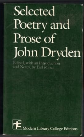 selected writings of dryden 1st edition john dryden 007553553x, 978-0075535539