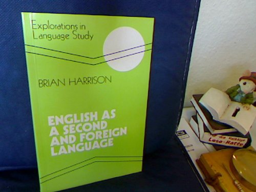 english as a second and foreign language 1st edition brian harrison 0713117699, 978-0713117691