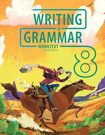 bju writing and grammar 8 worktext 523092 1st edition bju press 1628569085, 978-1628569087