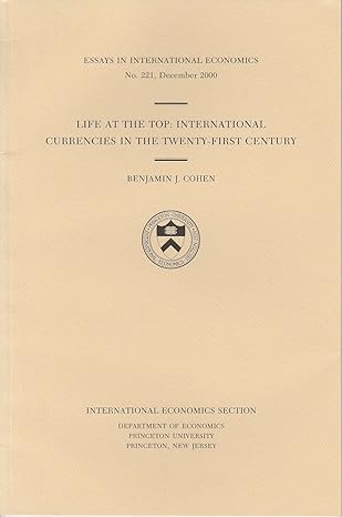 life at the top international currencies in the twenty first century 1st edition benjamin j cohen 0881651281,