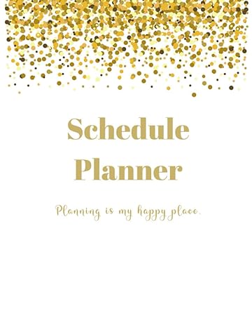 the schedule planner the schedule planner is golden cover template suitable for carring on 8 5 x11 1st