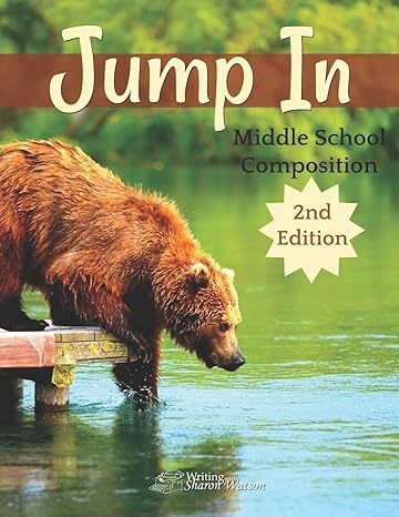 jump in middle school composition 1st edition sharon watson 1090432429, 978-1090432421