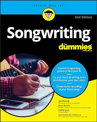 songwriting for dummies 2nd edition jim peterik ,dave austin ,cathy lynn 1119675650, 978-1119675655