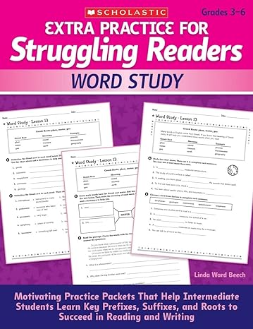 extra practice for struggling readers word study motivating practice packets that help intermediate students