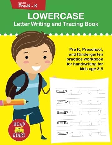 lowercase letter writing and tracing book 1st edition head start reading & writing team 1948652099,