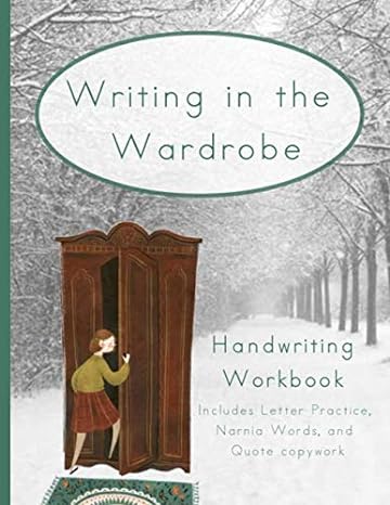 writing in the wardrobe print handwriting workbook 1st edition robyn joyner b084z3w55l